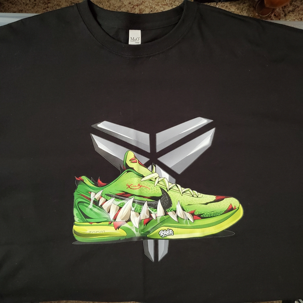 Custom Sneakerheadz GRINCH Design Black Tee XL - New W/O Tag